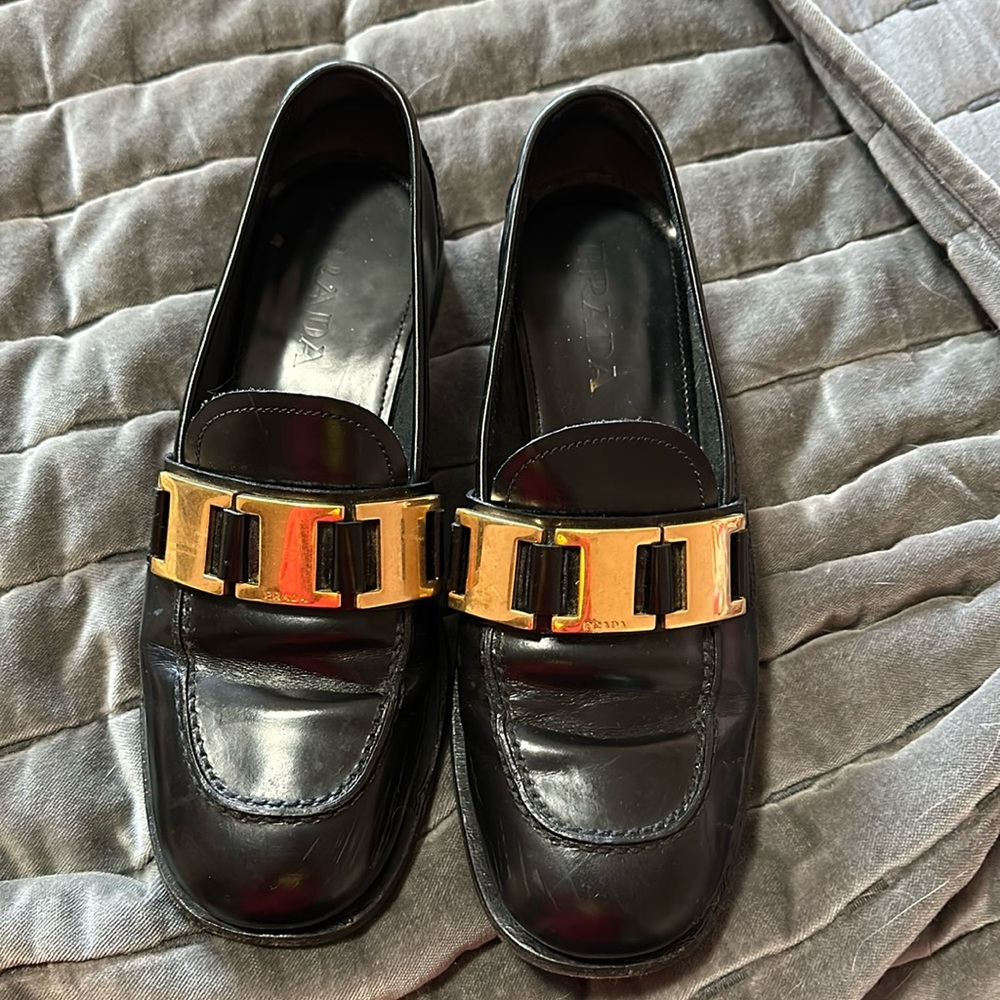 Prada Loaders Size 38.5